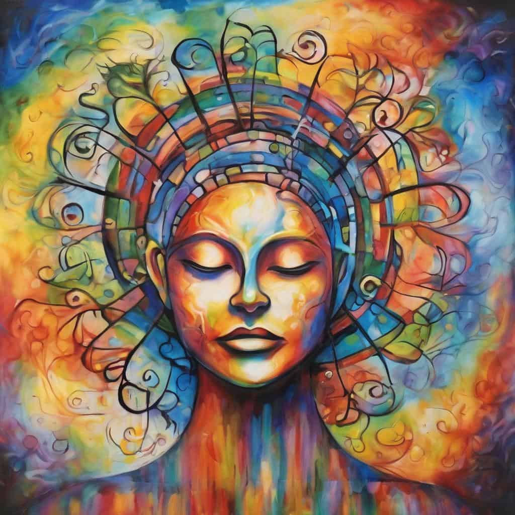 Ζωγραφιά με ηρεμία, σύνδεση με τον εαυτό, δημιουργικότητα και θετική ενέργεια.